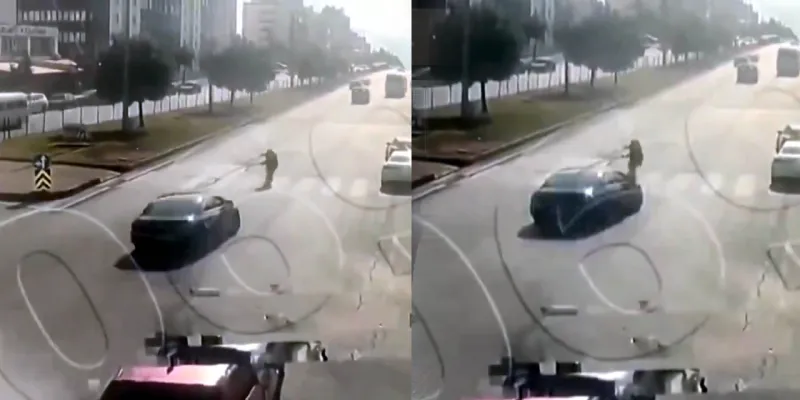 Ehliyetsiz Sürücü Faciası! 42 Yaşındaki Kadına Çarptı, Kaçtı!