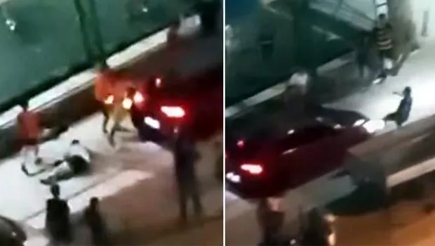 Avcılar'da halı sahada kavga: Önce bıçakladılar sonra ezmeye çalıştılar