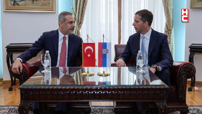 Bakan Hakan Fidan, Sırbistan Dışişleri Bakanı Marko Duriç ile görüştü