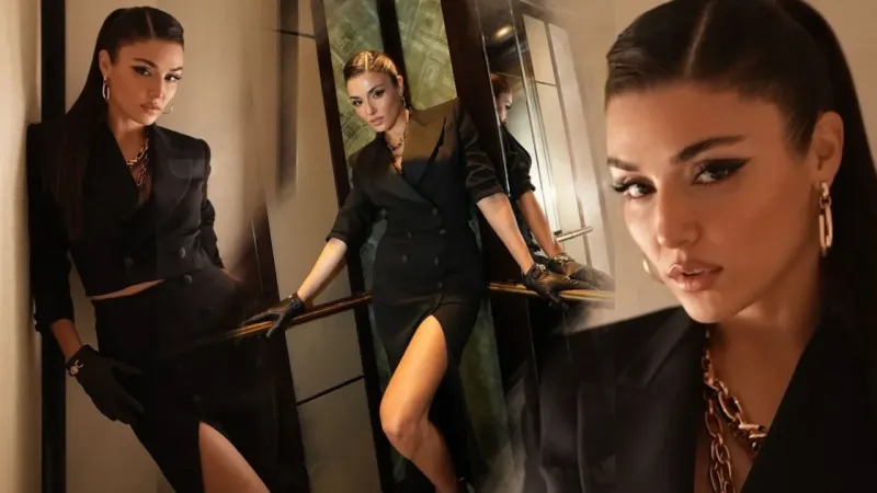 Cesur sahneler yetmedi, Hande Erçel bu kez yeni saçıyla olay oldu!
