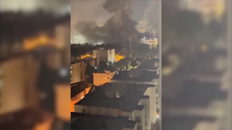 İsrail ordusu başkent Tahran'ı vuruyor