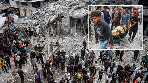 Katil İsrail'in Gazze'ye yönelik saldırılarında ikisi çocuk 5 Filistinli hayatını kaybetti