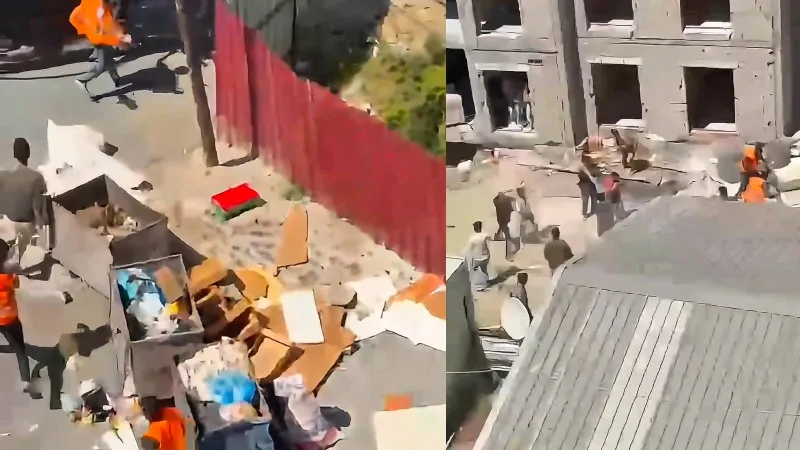 Gaziosmanpaşa'da İnşaat İşçileri Savaş Alanına Döndü! Şok Detaylar