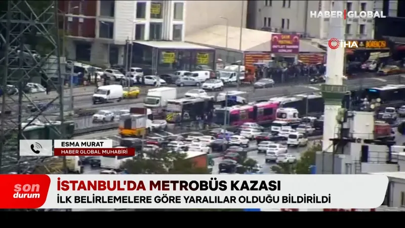İstanbul'da Metrobüs Kazası! Beylikdüzü'nde Neler Oluyor?