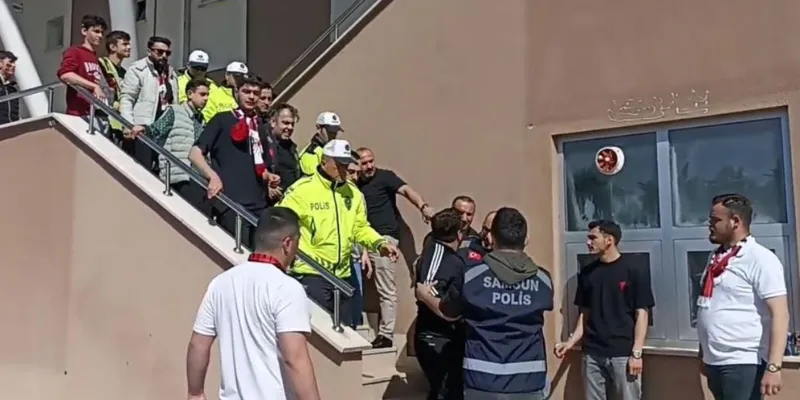 Samsun'da Şok! Polis Tribünden Taraftarları Neden Gözaltına Aldı?