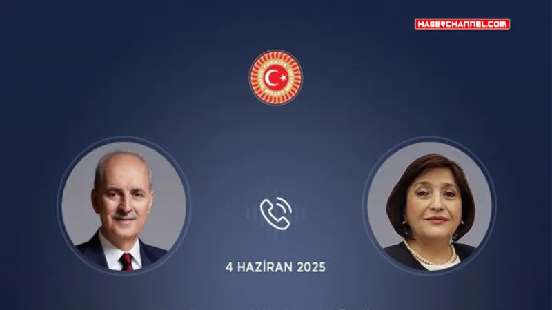 TBMM Başkanı Numan Kurtulmuş, Azerbaycanlı mevkidaşı Sahiba Gafarova ile görüştü