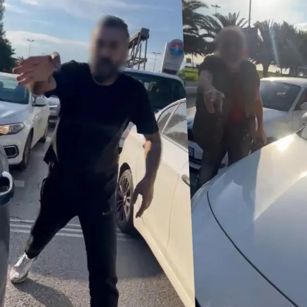 Kadın Sürücüye Trafikte Şok Saldırı! Çocukları Yanındaydı!