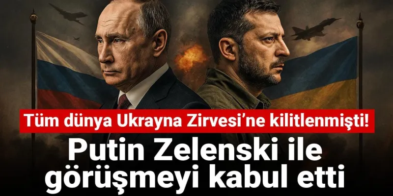 Tüm dünya Ukrayna Zirvesi’ne kilitlenmişti! Putin Zelenski ile görüşmeyi kabul etti